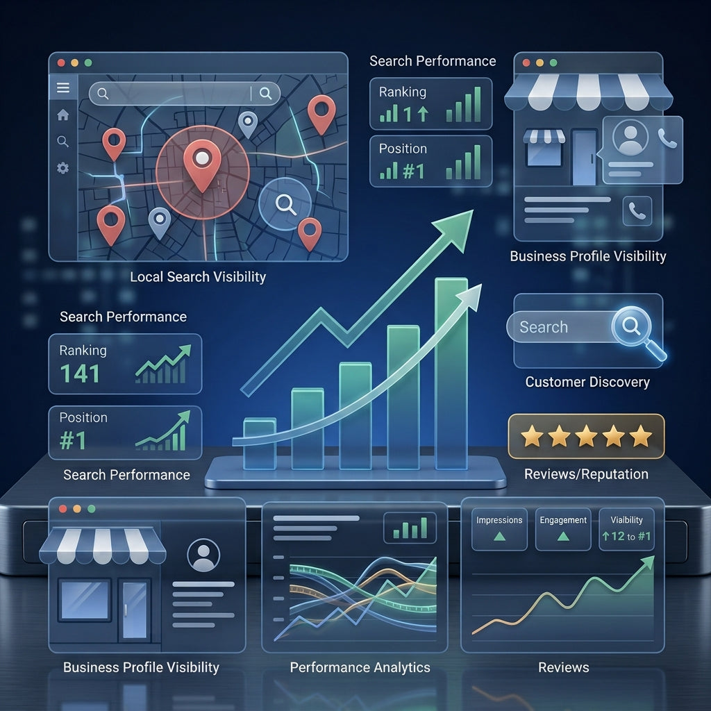 Google Visibility Growth service by Reinstatement Experts for improving local search visibility and business profile performance